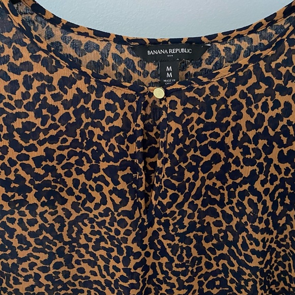 2/$40 Banana Republic Sheer Blouse - Picture 2 of 4